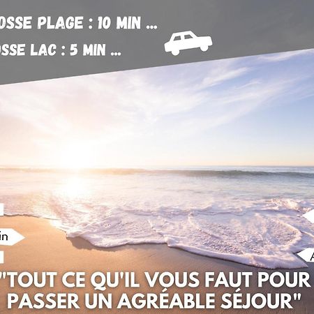 Ravissante Maison Cosy 4* Biscarrosse Proche Lac Exteriör bild